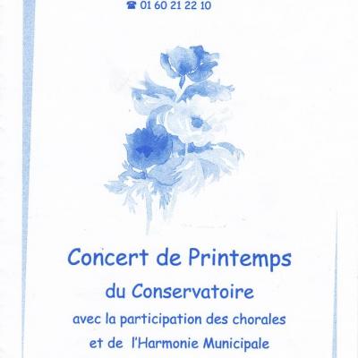 2004-Concert de printemps du Conservatoire municipal de Mitry-Mory