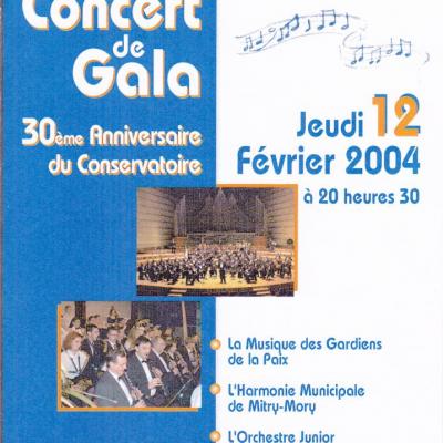 2004 - 30 ème Anniversaire du Conservatoire Municipal de Mitry Mory