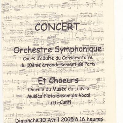 2005-Orchestre symphonique à N.D. des Saints Anges