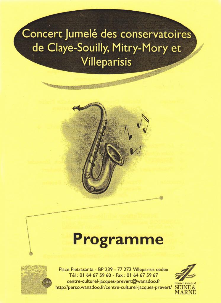 2006-Concert jumelé chorales Claye-Souilly Mitry-Mory et Villeparisis