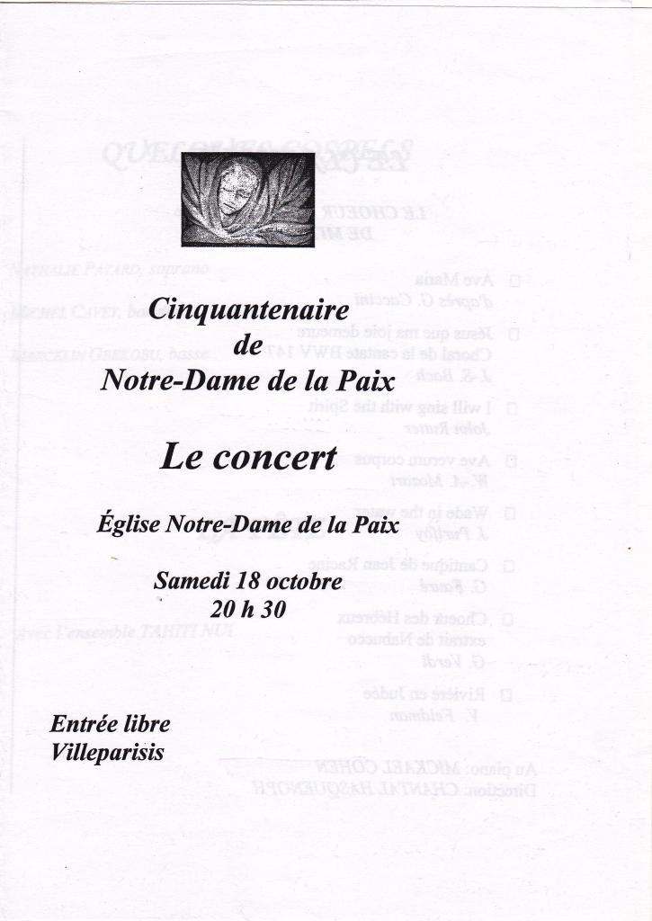 2008-Les 50 ans de Notre Dame de la Paix Villeparisis