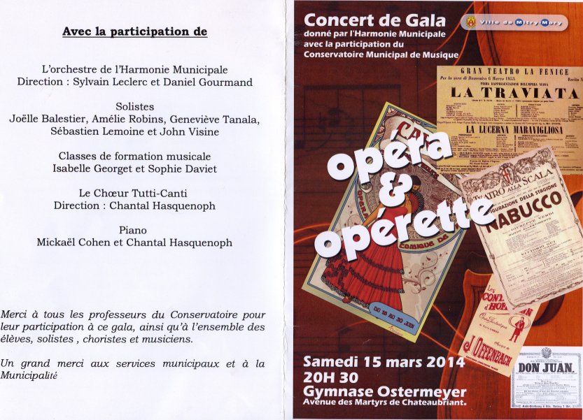 2014-Concert de Gala de l'harmonie municipale