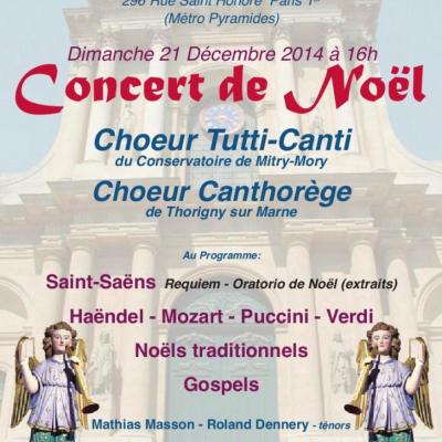 21-12-2014 - PARIS - Les Heures Musicales de St ROCH