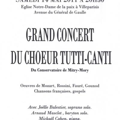 2011 - Concert à Notre-Dame de la Paix à Villeparisis