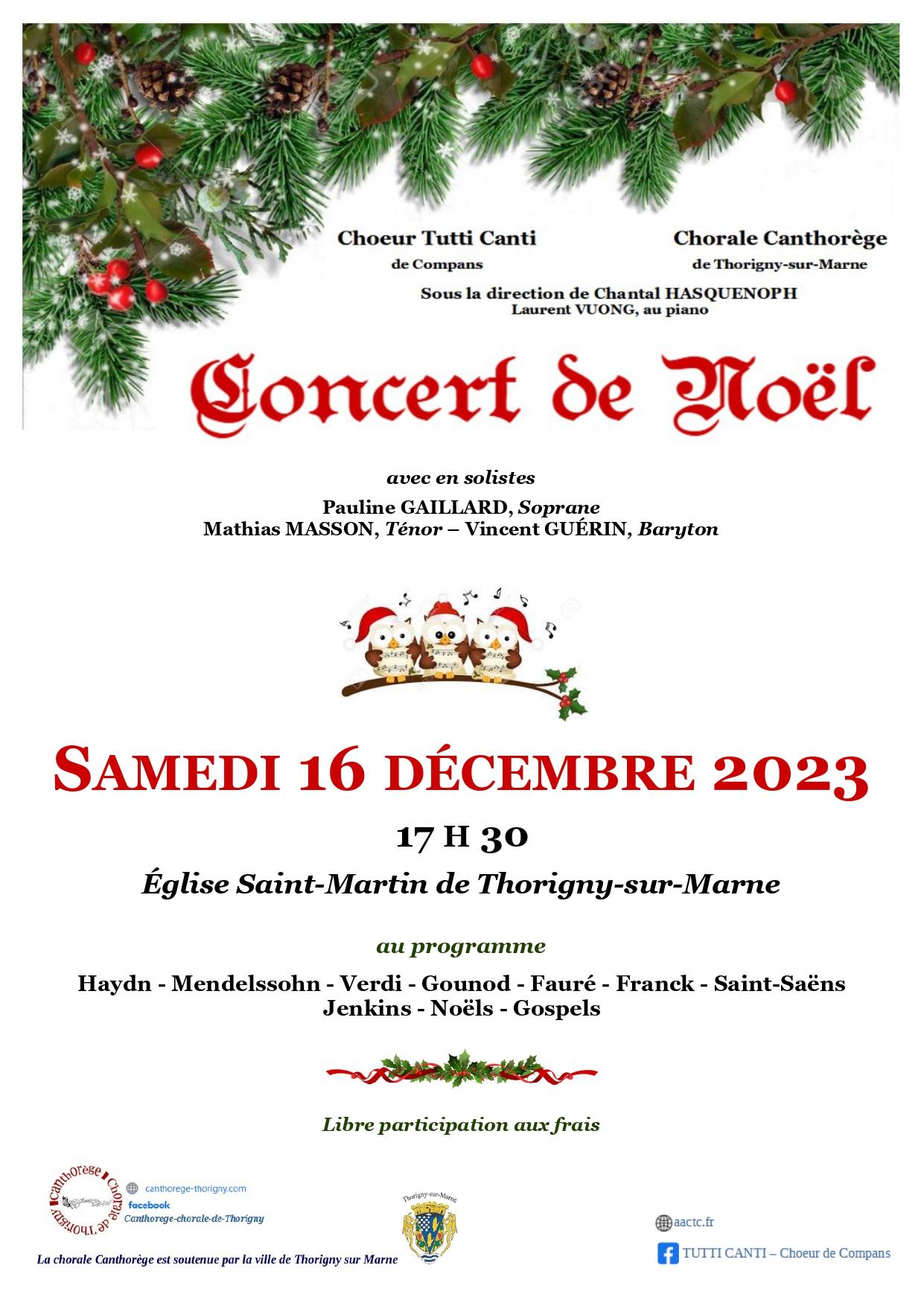 2023 concert noel thorigny affiche a4